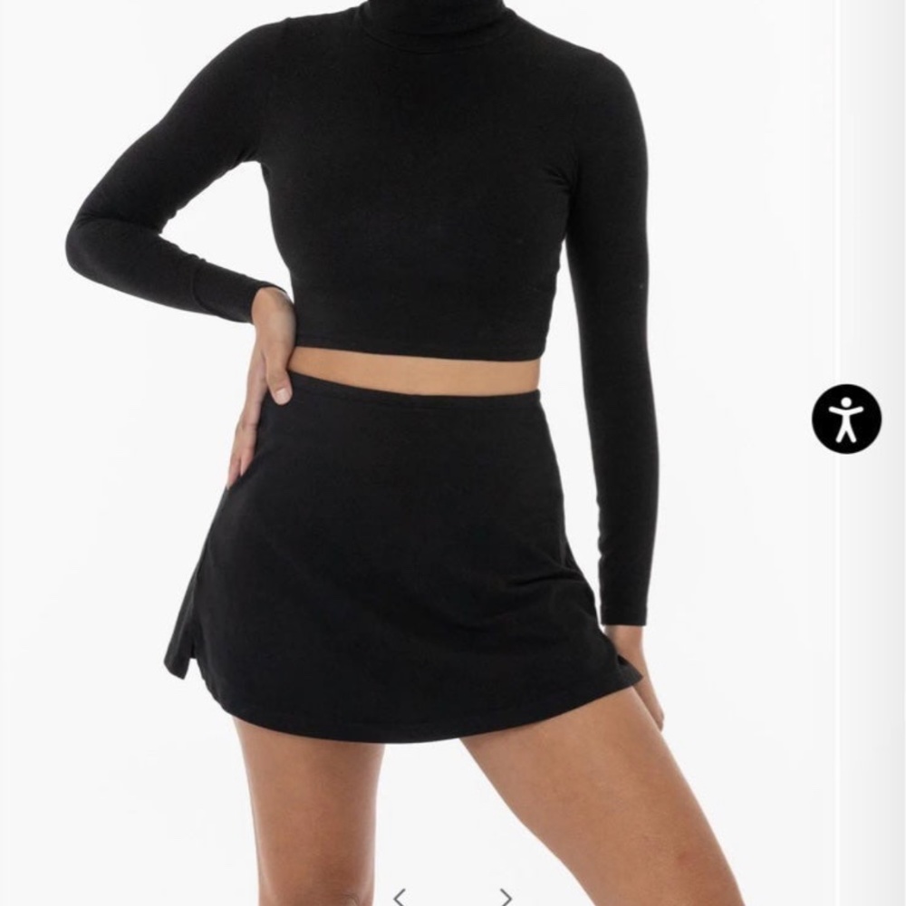 LA Apparel 8381GD - Garment Dye Cheer Skort